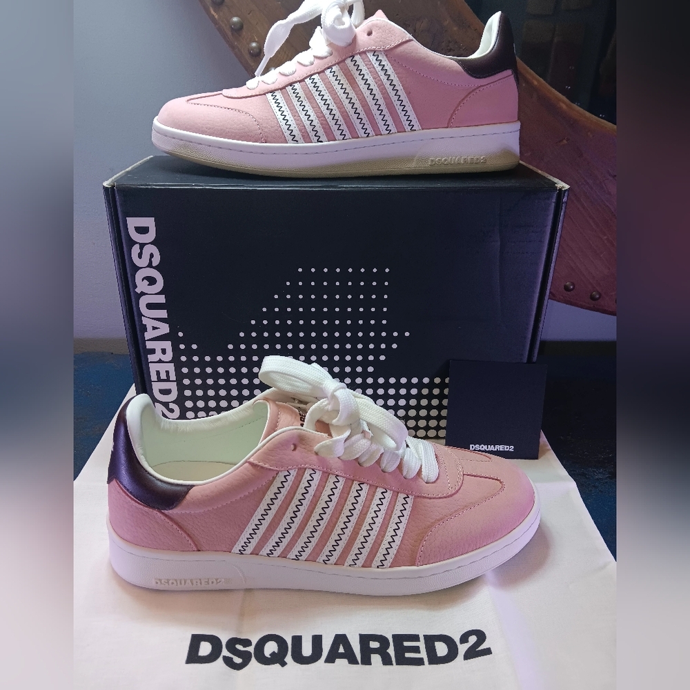 Dsquared2 leather sneakers
